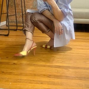 Lerre leather strap pump